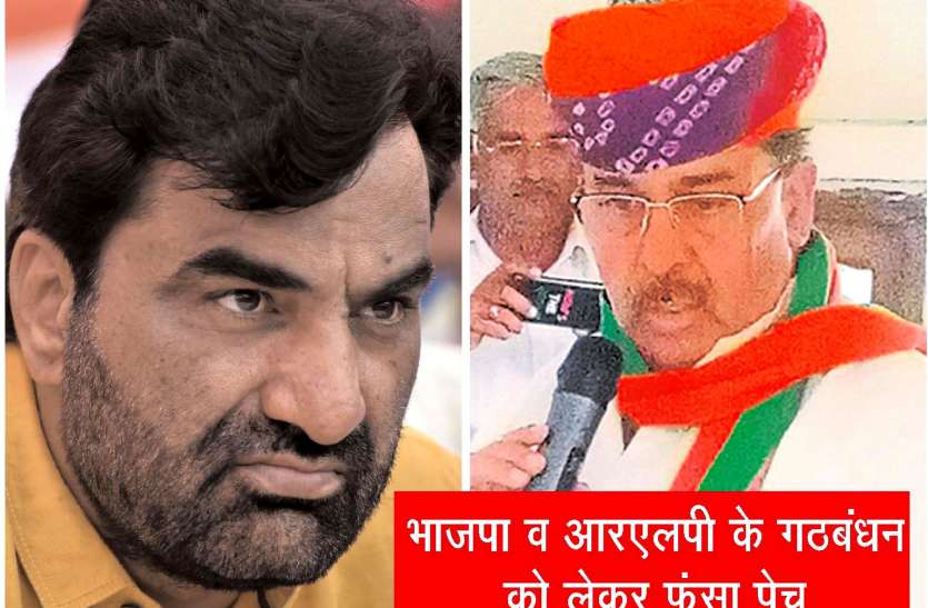 Khinvasar assembly by-election भाजपा व आरएलपी के गठबंधन को लेकर फंसा पेच, गत चुनाव में तीसरे स्थान पर रही भाजपा के कार्यकर्ता कर रहे विरोध