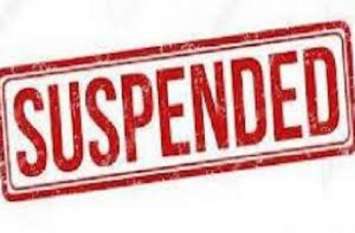 Action on suspension of 3 corrupt employees in a week एक सप्ताह में 3 भ्रष्ट कर्मचारियों पर की निलंबन की कार्रवाई