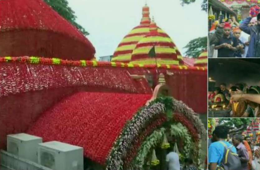 Kamakhya mandir image: maa kamakhya devi in assam शक्तिपीठों का महापीठ कामाख्या मंदिर में उमड़ा भक्तों का सैलाब
