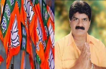 Know about rajkumar sahyogi bjp candidate in by-election up big news काफिले के साथ नामांकन दाखिल करने पहुंचे भाजपा उपचुनाव प्रत्याशी राजकुमार सहयोगी, जानिए इनके बारे में...