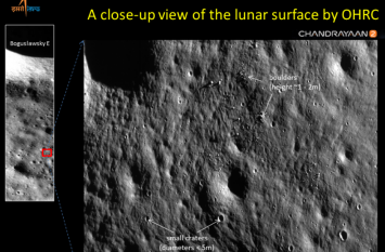 ISRO releases high resolution images from Chandrayaan-2 Orbiter चंद्रयान-2 ऑर्बिटर को मिली बड़ी सफलता, इसरो ने जारी की चंद्रमा की ऐतिहासिक तस्वीरें