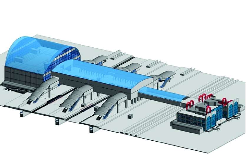 Habibganj Railway Station एयरपोर्ट की तर्ज पर हबीबगंज स्टेशन पर बन रहा है एयर कॉनकोर्स