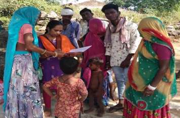 Medical team in Sanpur, took blood slides, health check-up from house चिकित्सा टीम सनपुर में, रक्त स्लाइड लीं, घर-घर जाकर स्वास्थ्य जांच, हालात नियंत्रण में