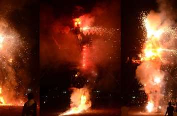 Mass gathering in Dussehra Festival दशहरा महोत्सव में उमड़ा जनसमूह