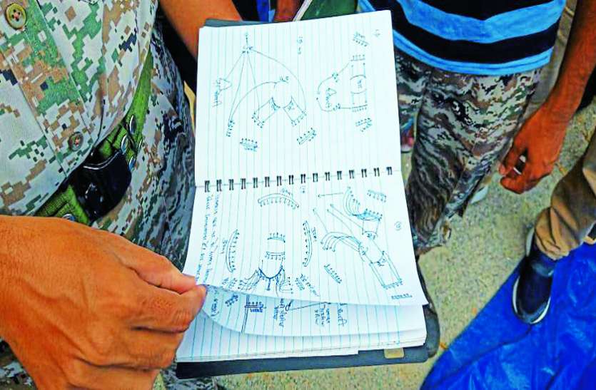 नक्सलियों के डायरी से हुआ बड़ा खुलासा, टेक्निकल टीम खतरनाक बम बनाने की दे रही थी ट्रेनिंग नक्सलियों के डायरी से हुआ बड़ा खुलासा, टेक्निकल टीम खतरनाक बम बनाने की दे रही थी ट्रेनिंग
