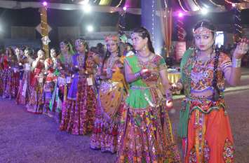 The confluence of power, devotion, energy and joy शक्ति, भक्ति, उजास और उल्लास का संगम