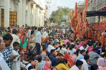 Mehandipur Balaji echoed with joy जयकारों से गूंजा आस्थाधाम मेहंदीपुर बालाजी