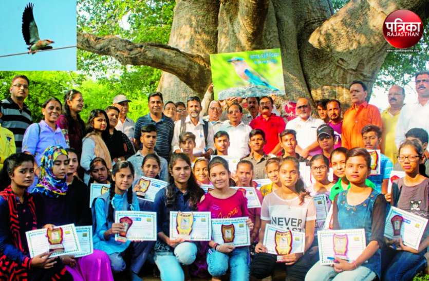 दशहरे पर मनाया वागड़ पक्षी दिवस : नीलकंठ पक्षी देखकर उत्साहित हुए पर्यावरण प्रेमी, कागदी से कल्पवृक्ष तक निकाली रैली दशहरे पर मनाया वागड़ पक्षी दिवस : नीलकंठ पक्षी देखकर उत्साहित हुए पर्यावरण प्रेमी, कागदी से कल्पवृक्ष तक निकाली रैली