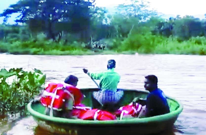 भवानी नदी में अचानक बढ़ा जल स्तर भवानी नदी में अचानक बढ़ा जल स्तर