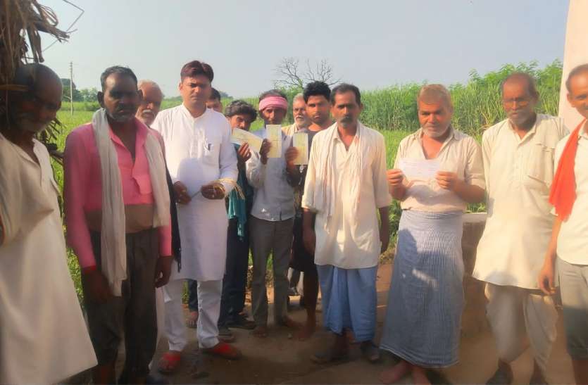 Sugarcane taken from farmers, hung for payment, news in hindi, mp news, datia news किसानों से ले लिया गन्ना, भुगतान के लिए लटकाया