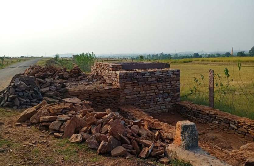 Farming is being done on forest land, houses have become वन भूमि पर हो रही खेती, बन गए मकान