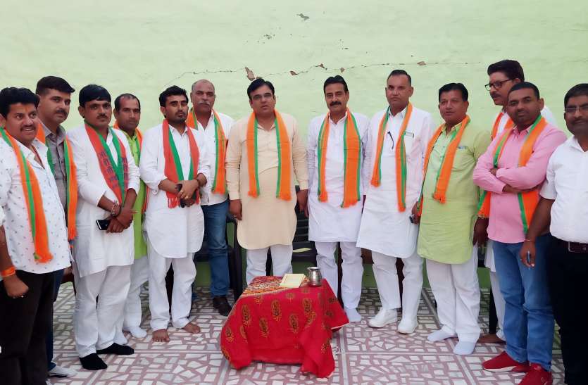 BJP's samarpan nidhi campaign started in bikaner भाजपा का समर्पण निधि अभियान शुरू