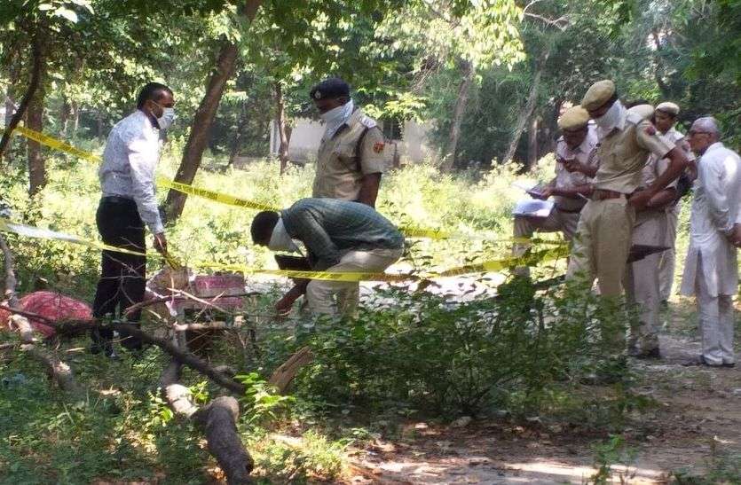 Women Dead Body Found In Suspicious Condition In Park In Alwar अलवर जिले में यहां पार्क में संदिग्ध हालत में मिला महिला का शव, महिला के सिर पर चोट के निशान, फैली सनसनी