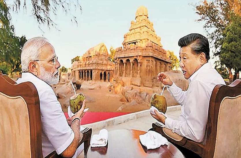 मोदी-जिनपिंग मुलाकात : 18 प्रकार की सब्जियों और फलों से सजाया गया स्वागत गेट मोदी-जिनपिंग मुलाकात : 18 प्रकार की सब्जियों और फलों से सजाया गया स्वागत गेट