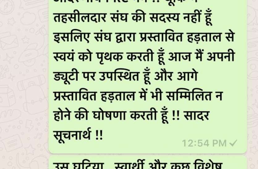 तहसीलदारों की हड़ताल के खिलाफ तहसीलदार तहसीलदारों की हड़ताल के खिलाफ तहसीलदार