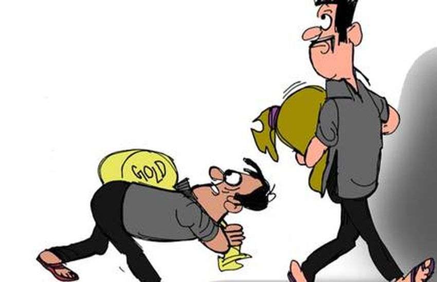 SURAT NEWS-एयरपोर्ट पर 90 लाख रुपए के सोने के साथ एक गिरफ्तार