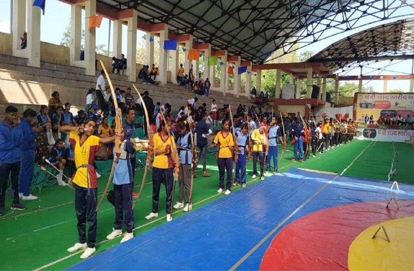 Ujjain constantly ahead in archery तीरंदाजी में उज्जैन लगातार आगे