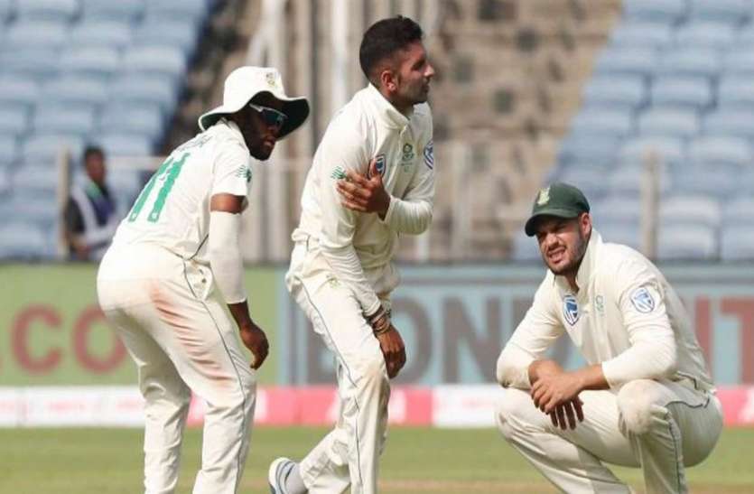 Keshav Maharaj चोट के कारण तीसरे टेस्ट से बाहर हुए केशव महाराज, जॉर्ज लिंडे को मिली जगह