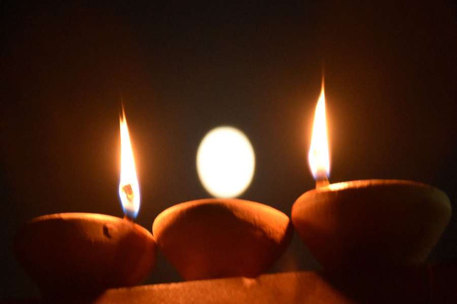 full moon pictures on sharad purnima in jodhpur