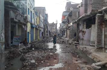 half, dozen, encroachments, Bajaria, bhind news, bhind news in hindi, बजरिया में डेढ़ दर्जन से ’यादा अतिक्रमण अब भी बरकरार