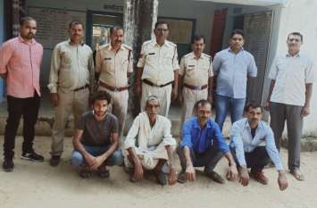 Assassins, caught, informant's, alertness, bhind news, bhind news in मुखबिर तंत्र की सजगता से पकड़े हत्यारे