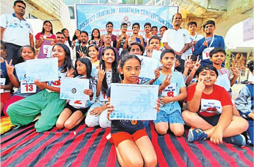ट्रायथलॉन में अविकल्प बने चैंपियन ट्रायथलॉन में अविकल्प बने चैंपियन