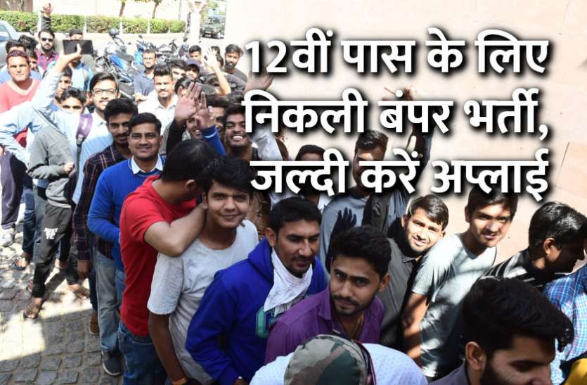govt jobs in hindi, govt jobs, govt jobs 2019, Government Job 2019, Sarkari Naukri 2019, Latest Government job, sarkari jobs, 10th pass govt jobs, 12th pass govt jobs, सरकारी नौकरी, सरकारी नौकरी 2019, rojgar samachar, employment news in hindi, rojgar samachar in hindi, upsc jobs in hindi, 10th pass govt jobs 2019, UPSC, government jobs, UPSC exam, Sarkari Naukri, latest government jobs, jobs in hindi, latest jobs news, UPSC Jobs, upsc vacancy, Govt Jobs: 12वीं पास के लिए निकली बंपर भर्ती, जल्दी करें अप्लाई