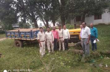 Illegal mining of sand started again in the name of construction निर्माण कार्यों के नाम पर फिर शुरू हुआ रेत का अवैध खनन