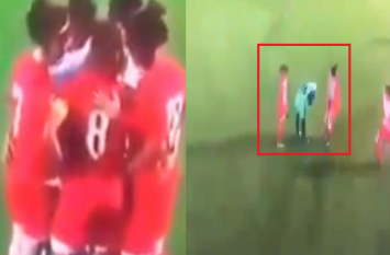 opponents hijab falls off football players video goes viral खेलते समय महिला साथी का गिरा हिजाब, फिर बाकी खिलाड़ियों ने जो किया....