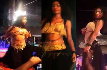 Bar Girls Dirty Dance in Ramlila Program Ballia बार बालाओं ने रामलीला के मंच पर किया अश्लील डांस, खूब लगे ठुमके