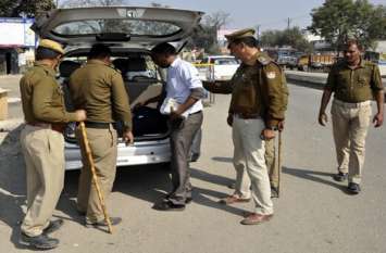 haryana assembly elections police sealed borders connected with ncr दिल्ली एनसीआर में सीमा पर सुरक्षा बढ़ी, बॉर्डर हुए सील, जानिये क्यों