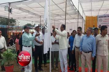 West Zone Inter-University women's volleyball competition begins in Ba बांसवाड़ा में पश्चिम क्षेत्र अंतर विश्वविद्यालयी महिला वॉलीबॉल प्रतियोगिता शुरू