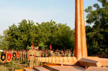 Border Security Force celebrated Police Memorial Day सीमा सुरक्षा बल ने मनाया पुलिस स्मृति दिवस