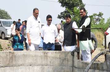Local body and Panchayat Raj Accounts Committee of Legislative Assem विधानसभा की स्थानीय निकाय एवं पंचायत राज लेखा समिति ने शहर के साथ ग्रामीण क्षेत्रों में किया दौरा