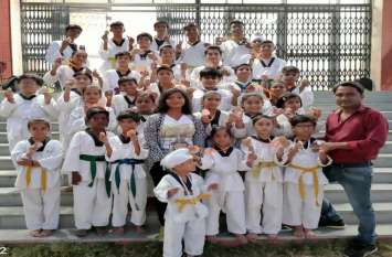 taekwondo art ताइक्वाण्डो आर्ट का मनवाया लोहा