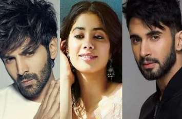 dostana 2 shooting photo janhvi kapoor kartik aryan lakshya दोस्ताना 2 की पहली तस्वीर आई सामने, कार्तिक, जान्हवी और लक्ष्य कुछ इस तरह मस्ती करते दिेखे