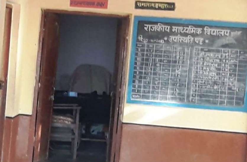 School and temple lock broken at Mulewa village मूलेवा गांव के स्कूल व मंदिर का ताला तोड़ा