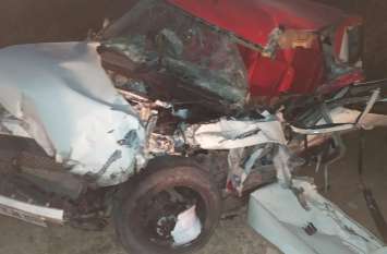 Luxury jeep collides with dumper, innocent dies, three seriously injur लग्जरी जीप डम्पर से टकराई, मासूम की मौत तीन गम्भीर घायल