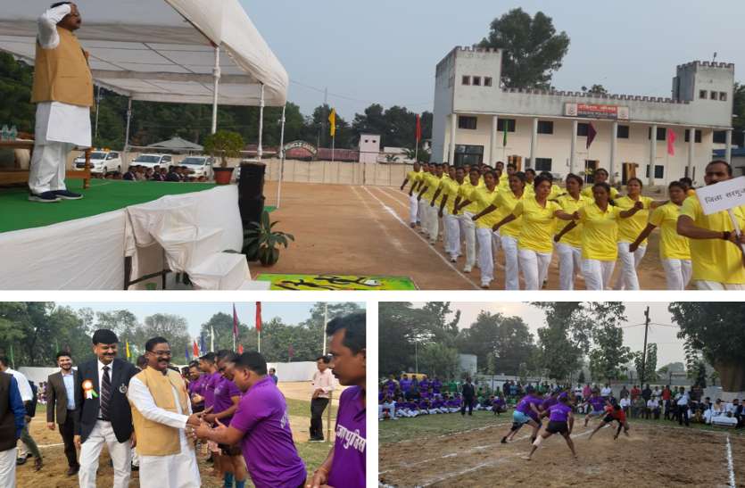 5 जिलों के 299 पुलिस जवान दिखाएंगे जौहर, मंत्री-आईजी के सामने आकर्षक मार्च पास्ट के साथ खेली कबड्डी 5 जिलों के 299 पुलिस जवान दिखाएंगे जौहर, मंत्री-आईजी के सामने आकर्षक मार्च पास्ट के साथ खेली कबड्डी