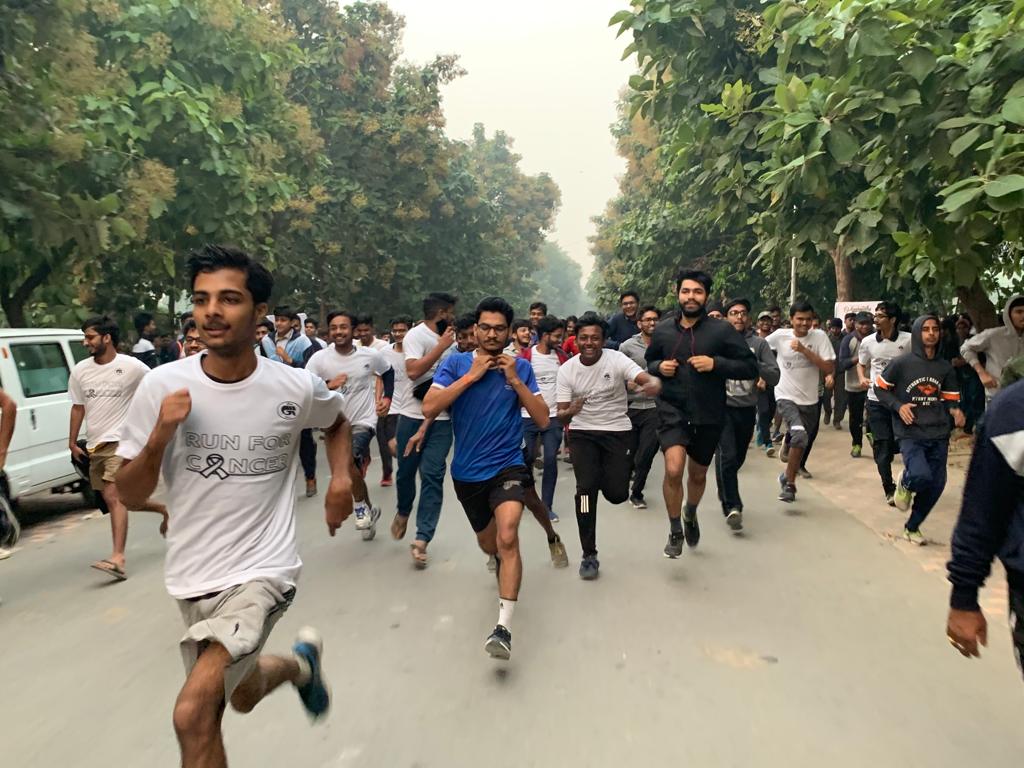 IIT BHU students run for cancer prevention awareness