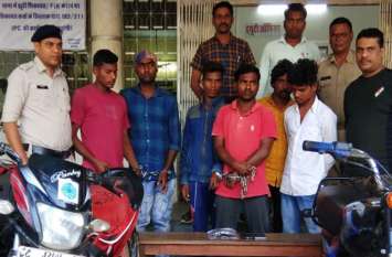Thief gang caught चोर गिरोह पकड़ाया, जेल में हुई थी दोस्ती, फिर बाहर निकलने के बाद घटना को दे रहे थे अंजाम