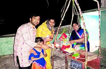 Devuthani festival celebrated the marriage of Lord Shaligram and Tulsi भगवान शालिग्राम और तुलसी का विवाह रचा मनाया देवउठनी पर्व