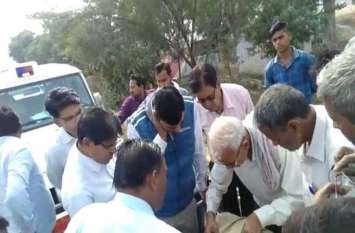 Demarcation of privately owned land including puddle पोखर सहित निजी स्वामित्व वाली भूमि का किया सीमांकन