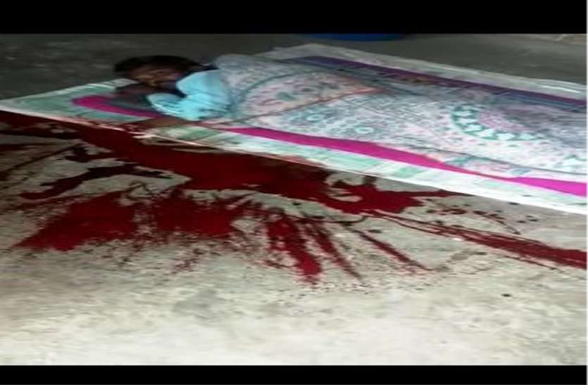 ujjain crime nesws,suside,Ujjain Police,ingoriya police, दाहिने हाथ में लकवा था, कुल्हाड़ी से काट दिया पंजा