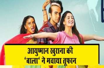Bala Box Office Collection Day 3 आयुष्मान खुराना की 'बाला' ने तीसरे दिन हिला डालाबॉक्स ऑफिस, कमा डाले इतने करोड़