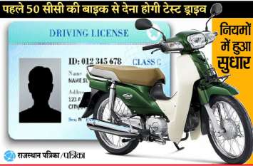 after buying the bike, the driving license of teenagers will be made अब बाइक खरीदने के बाद ही बनेगा किशोरों का ड्राइविंग लाइसेंस, वो भी 50 सीसी वाली