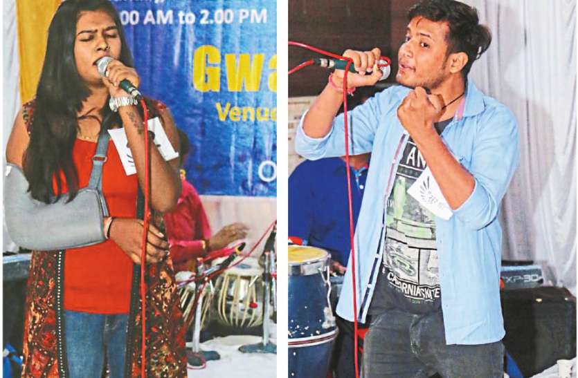 talent आडिशन में बच्चों ने दिखाया टैलेंट