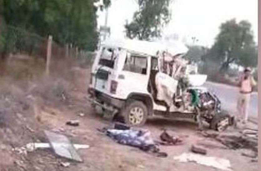 बीकानेर में भीषण हादसा: तीर्थ यात्रा करने जा रहे शेखावाटी के 7 लोगों की दर्दनाक मौत