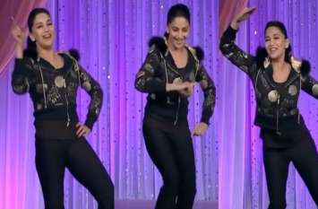 Madhuri dixit celebrates 31 years of tezab dance on ek do teen Video: माधुरी दीक्षित का डांस देखकर फैंस हुए दिवाने, 'तेजाब' के 31 साल पूरे होने पर ‘1 2 3..’ पर किया डांस