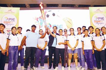 jaipur pie school olympics Jaipur पाई स्कूल ओलंपिक्स का दूसरा दिन, खो-खो व बैंडमिंटन के हो रहे मुकाबले